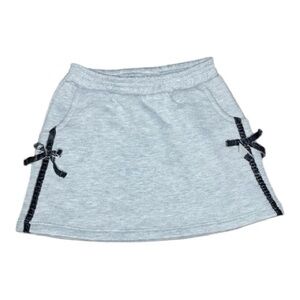 Zara kids Light Gray Mini Skirt With Bows On The Side, Size 3 year